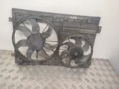 Radiator cooling fan shroud