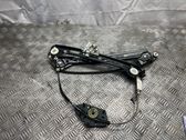 Rear window lifting mechanism without motor