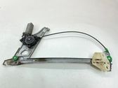 Rear door window regulator with motor