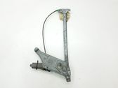 Rear door window regulator with motor