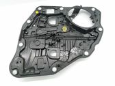 Rear window lifting mechanism without motor