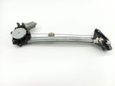 Rear door window regulator with motor
