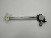 Rear door window regulator with motor