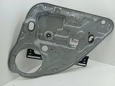 Rear window lifting mechanism without motor