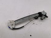 Rear door window regulator with motor
