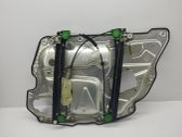 Rear window lifting mechanism without motor