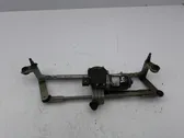 Front wiper linkage and motor