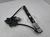 Rear door window regulator with motor