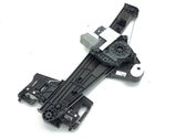 Rear door window regulator with motor