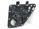 Rear window lifting mechanism without motor