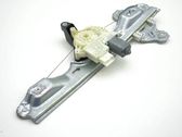 Rear door window regulator with motor