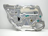 Rear window lifting mechanism without motor