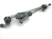 Front wiper linkage and motor
