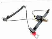 Rear door window regulator with motor