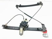 Rear door window regulator with motor