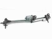 Front wiper linkage and motor
