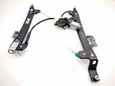 Rear door window regulator with motor