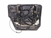 Rear door window regulator with motor