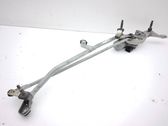 Front wiper linkage and motor