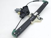 Rear door window regulator with motor