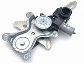 Rear door window regulator with motor