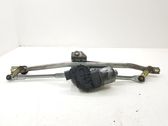 Front wiper linkage and motor