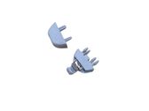 Sun visor clip/hook/bracket