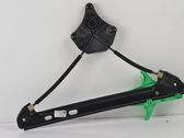 Rear window lifting mechanism without motor