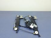 Rear door window regulator with motor