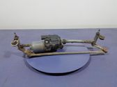 Front wiper linkage and motor