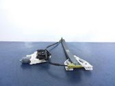 Rear door window regulator with motor