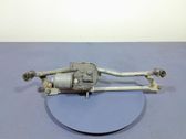 Front wiper linkage and motor