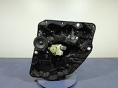 Rear door window regulator with motor