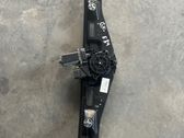 Rear door window regulator with motor
