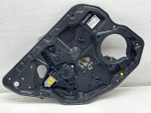 Rear door window regulator with motor
