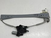 Rear door window regulator with motor