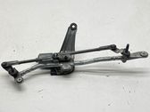Front wiper linkage and motor