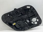 Rear door window regulator with motor