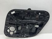Rear door window regulator with motor