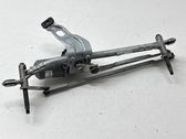Front wiper linkage and motor