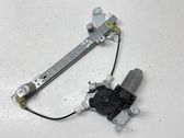 Rear door window regulator with motor