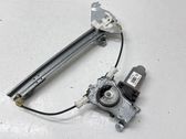 Rear door window regulator with motor