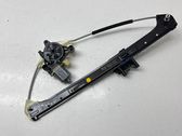 Rear door window regulator with motor
