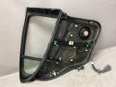 Rear window lifting mechanism without motor