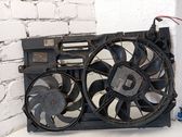 Radiator cooling fan shroud