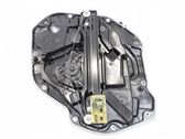 Rear window lifting mechanism without motor