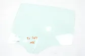 Rear door window glass