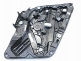 Rear door window regulator with motor