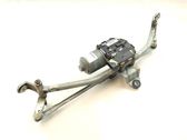 Front wiper linkage and motor