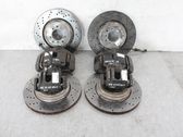 Brake discs and calipers set
